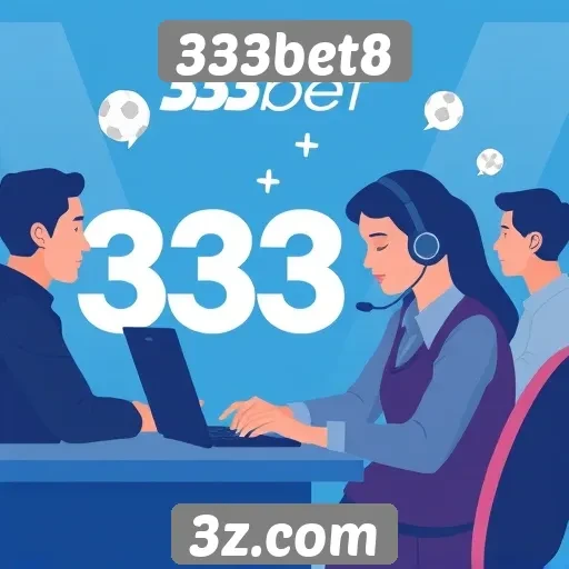 Atendimento ao cliente no 333bet8