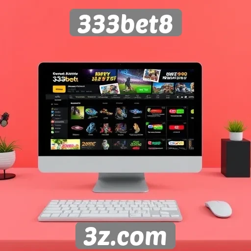 Análise da interface do usuário do site 333bet8